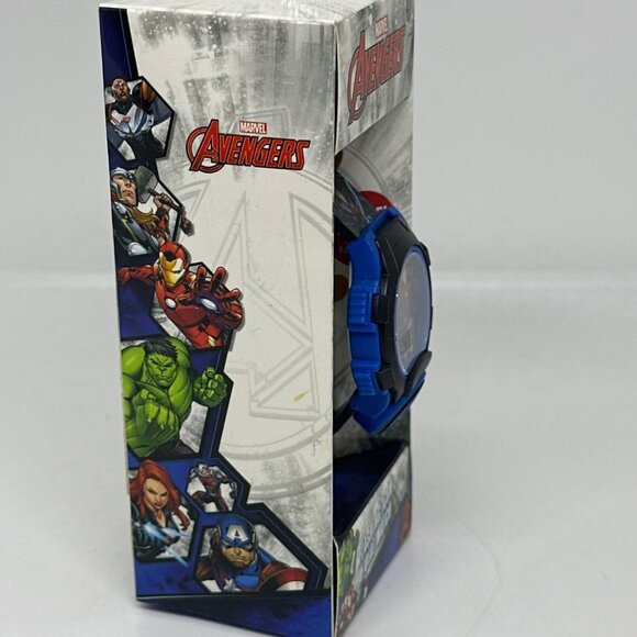 NWF Marvel Avengers Boys Flashing Icon & Dial Watch Digital (Need new Batteries) - Picture 5 of 5